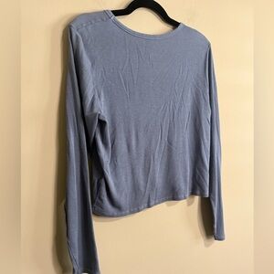 Bobi Slate Blue Long Sleeve Tee